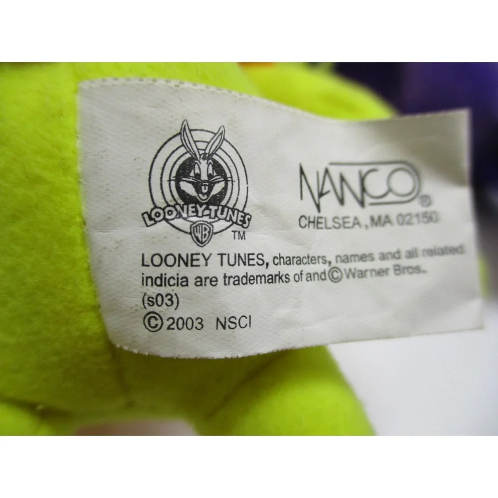 Lot 2 Looney Tunes 2003 Tweety Bird Scuba Swimming Plush 14